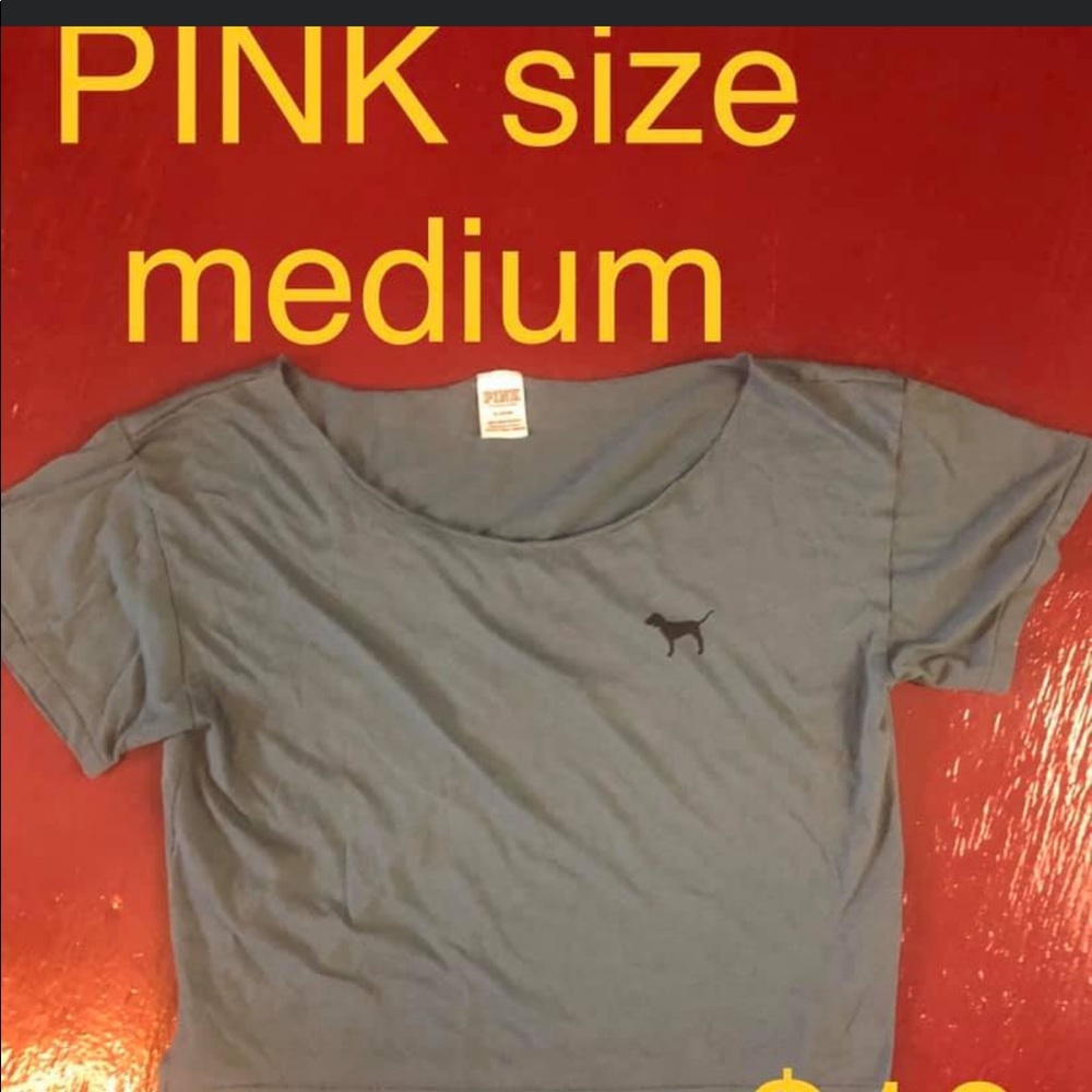 PINK medium crop top